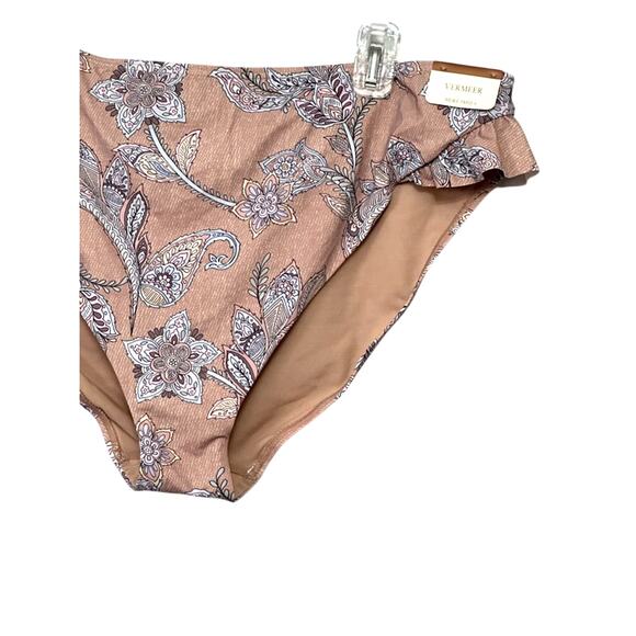 Artesands Vermeer Bikini Bottom Floral Print High-Waisted Multicolor W US 14 NWT - Picture 4 of 9